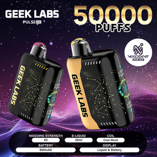 Geek Labs Pulse X 50K Nixodine Disposable Vape