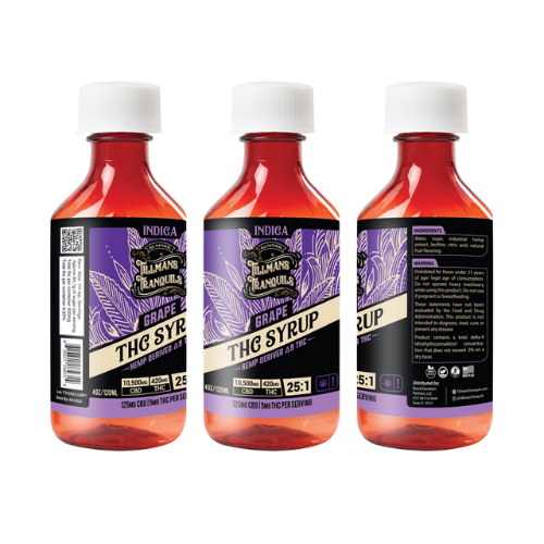 Tillmans Tranquils Grape THC Syrup 25:1 CBD:THC Ratio