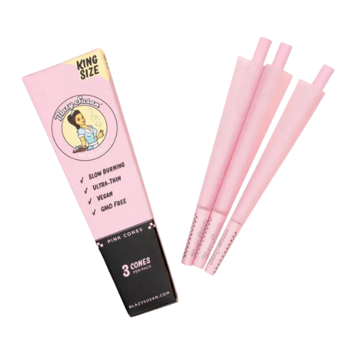 Blazy Susan - Pink Paper Cones