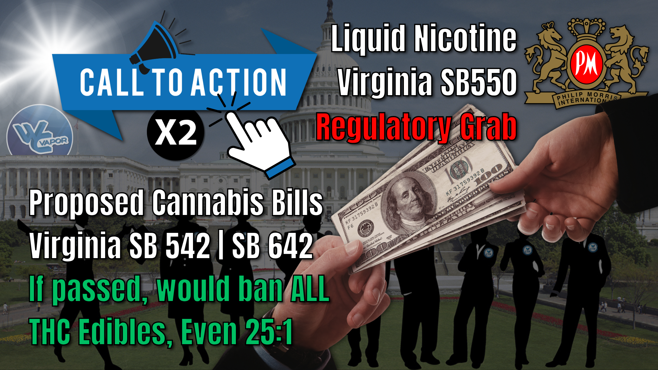 CALL-TO-ACTION x2 for WC Vapor Customers