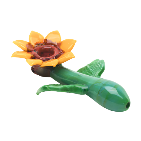 Sherlock-Sunflower 🌻 Dry Pipe by Empire Glassworks