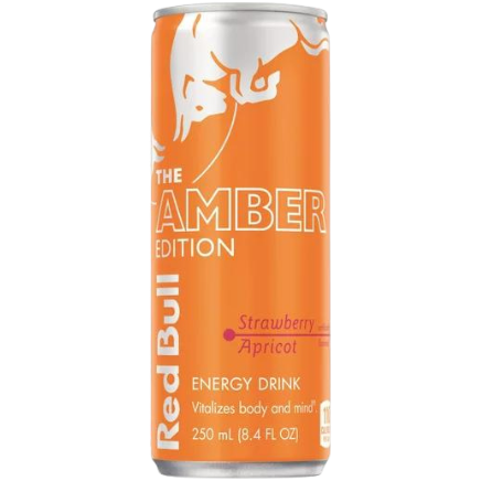 Red Bull Energy Drinks (8.4oz) -  Amber (Strawberry Apricot)