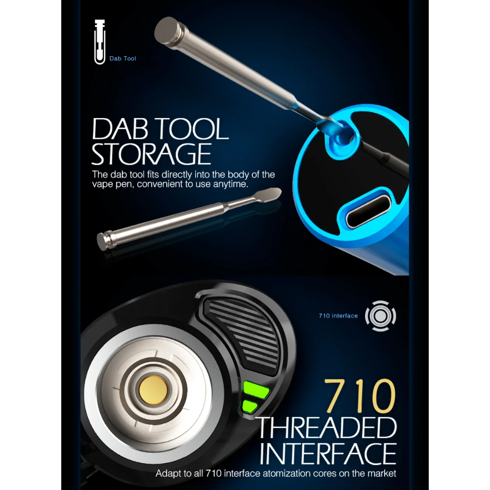 Lookah Swordfish Wax Pen Dab Tool Storage